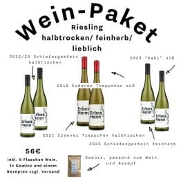 Wein-Paket halbtrocken/ feinherb/ süß