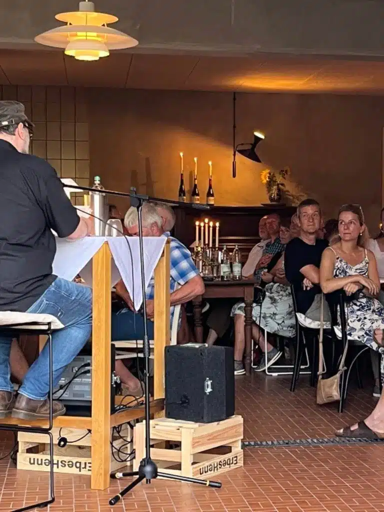 Carsten Henn Lesung im Weingut