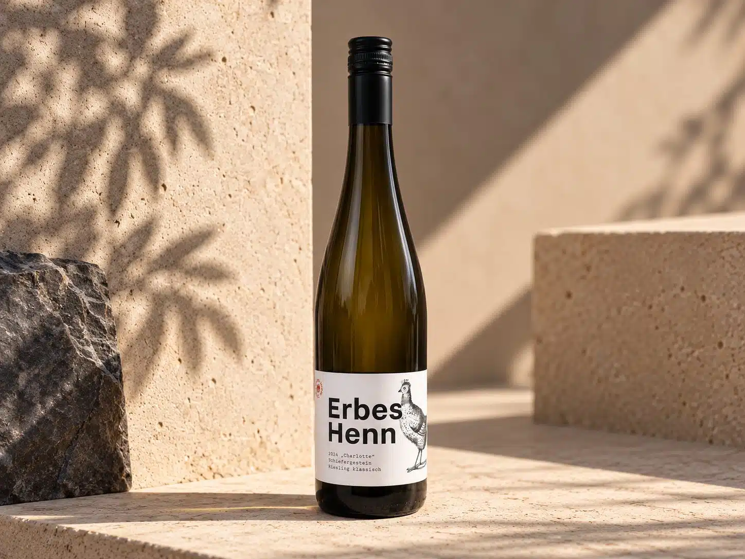 Weinflasche Mosel Erbes-Henn Ürzig